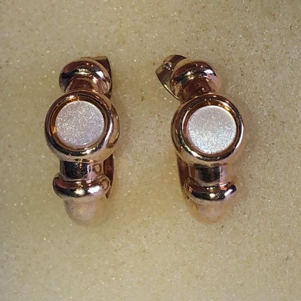 Elegant Gold Tone Retro Boho Hoop Earrings